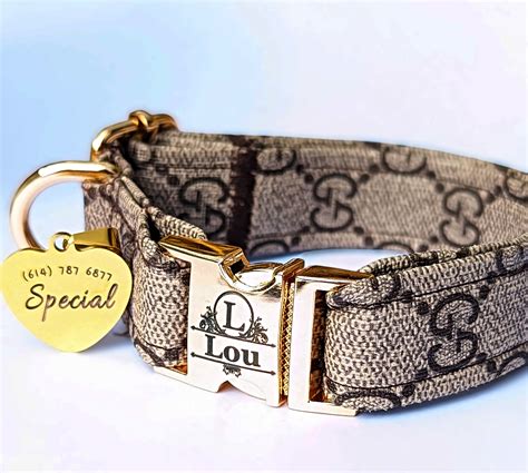 fake gucci dog collar|small gucci dog collar.